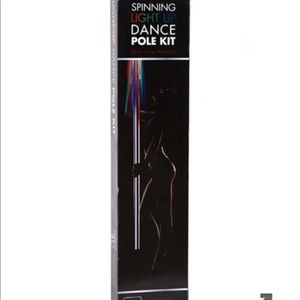 Spinning light up dancer pole